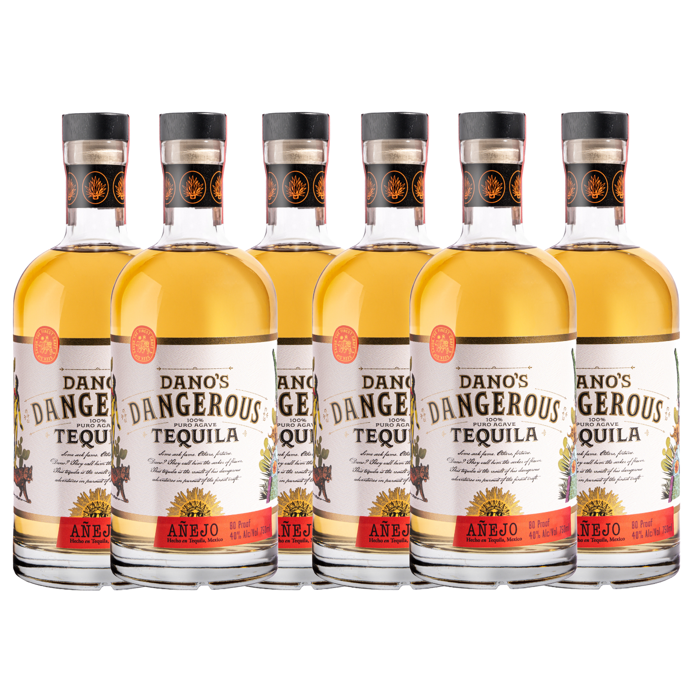 Dano's Añejo Party Pack - 6 Bottles