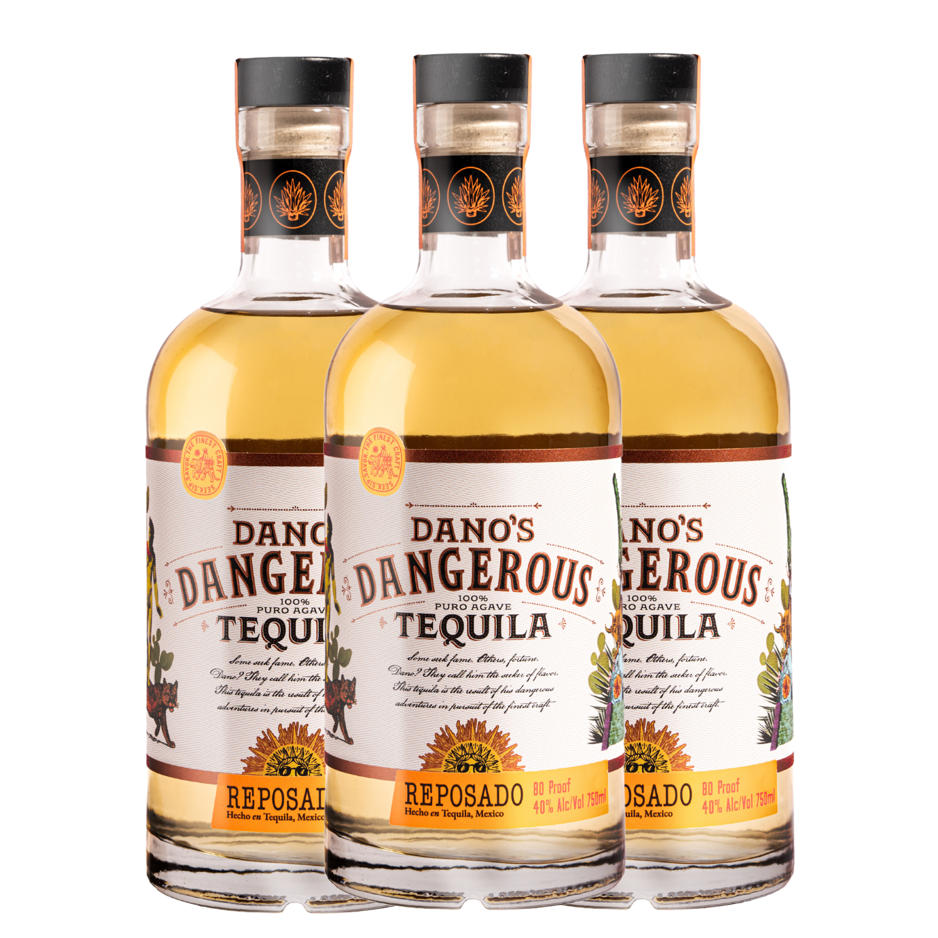 3 Bottle Bundle - Dano's Reposado