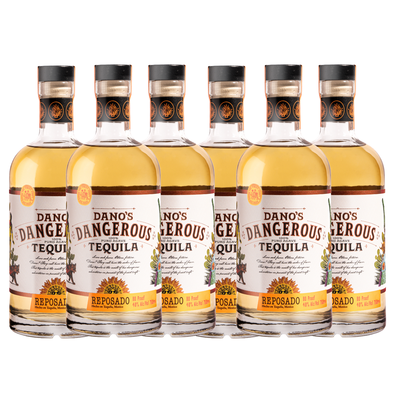 Dano's Reposado Party Pack - 6 Bottles