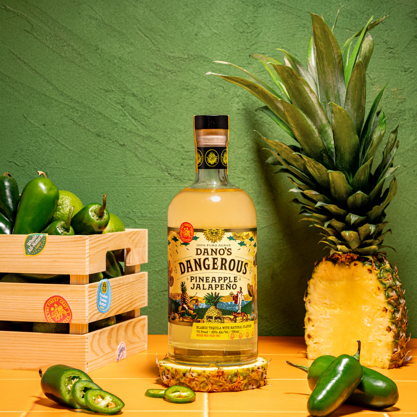 Dano's Pineapple & Jalapeño Party Pack - 6 Bottles