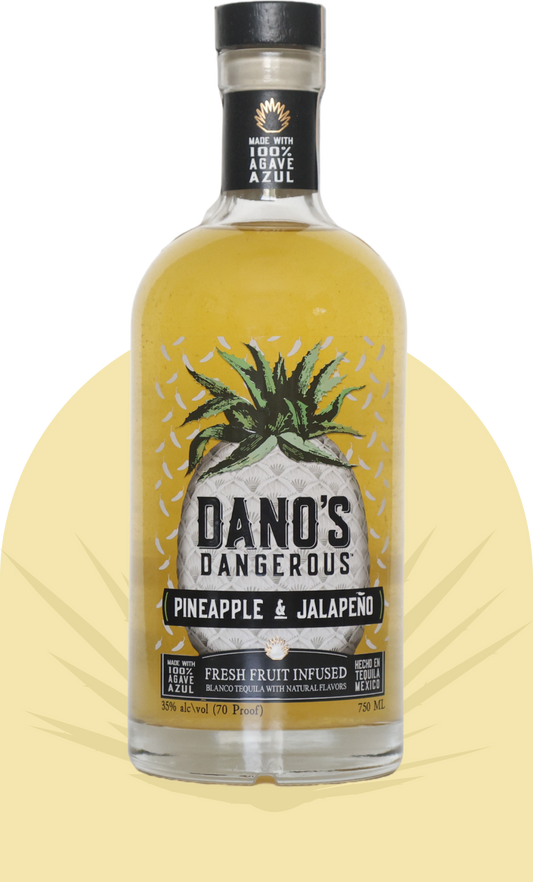 Dano's Pineapple & Jalapeño Fresh Fruit Infused Tequila