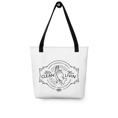 Clean Livin' Tote bag