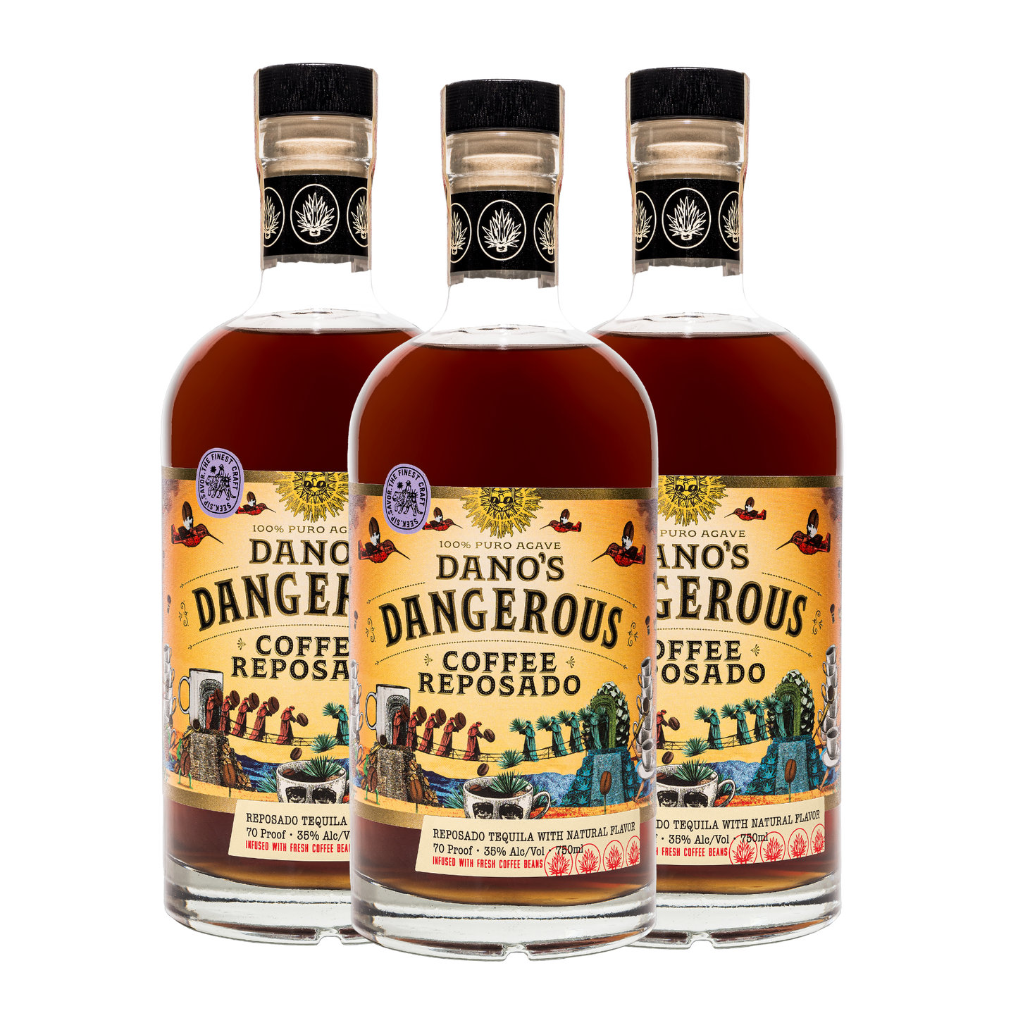 3 Bottle Bundle - Dano's Coffee Reposado Infusion