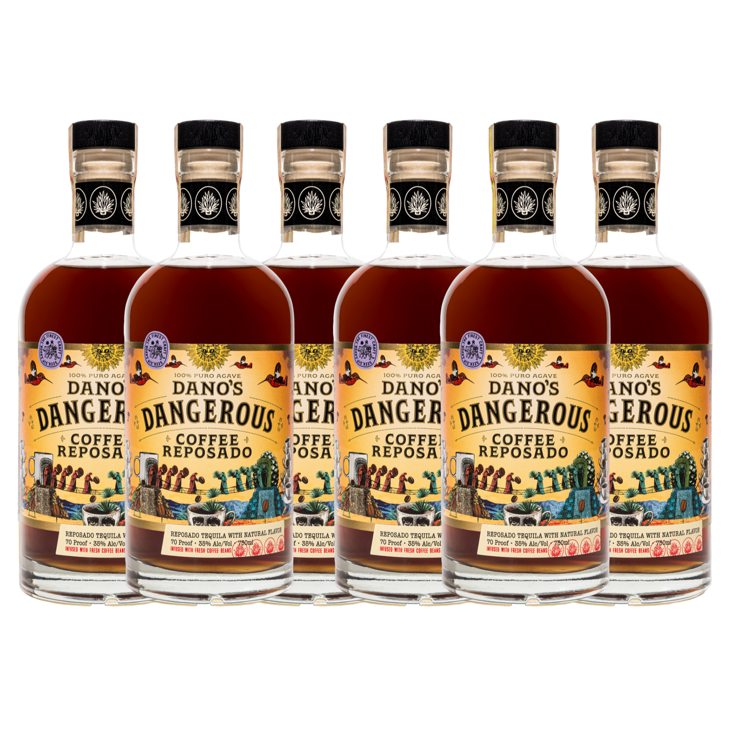 Dano's Coffee Reposado Party Pack - 6 Bottles